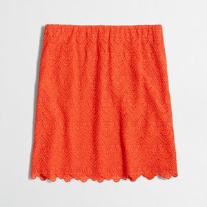 NWT JCrew Factory Lace Skirt